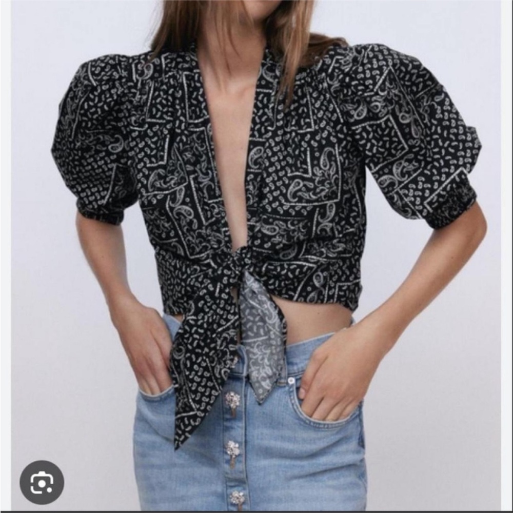 Zara Tie Top